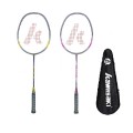 Badmintono rakečių komplektas Kawasaki KC-100 Yellow/pink