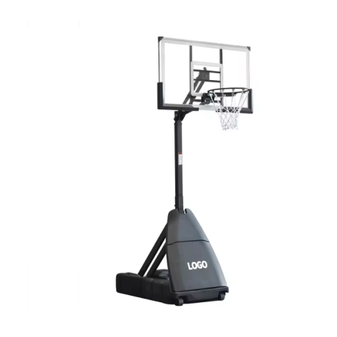Mobilus krepšinio stovas Prove Smart 140x82 akrilo lenta (reg. aukštis 245-305 cm)