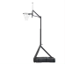 Mobilus krepšinio stovas Smart 140x82 akrilo lenta (reg. aukštis 245-305 cm)