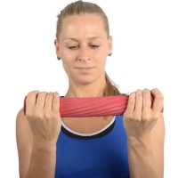 Riešo ir rankų treniruoklis Moves Flex Bar 31x4,5cm-Red (Medium)..