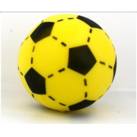 Foam ball 20 cm, yellow - black..