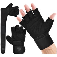 Treniruočių pirštinės RDX MICRO BLACK PLUS-L..