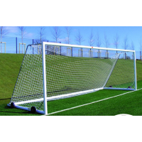 Pastatomi aliumininiai futbolo vartai 5x2m (su ratukais)..