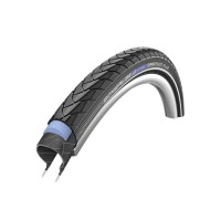 Padanga 20“ Schwalbe Marathon Plus HS 348, Perf Wired 35-406 Black-Reflex