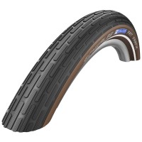Padanga 28“ Schwalbe Fat Frank HS 375, Active Wired 50-622 Black/Coffee-..