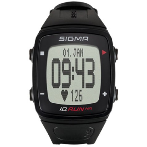 Sportinis laikrodis / pulsometras SIGMA iD.RUN HR GPS black