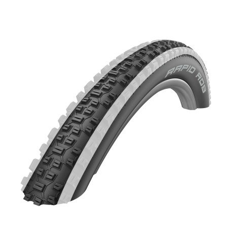 Padanga 29“ Schwalbe Rapid Rob HS 425, Active Wired 57-622 White Stripes