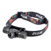 Priekinė lempa ProX Aries CREE XP-G2 500Lm USB (headlamp)
