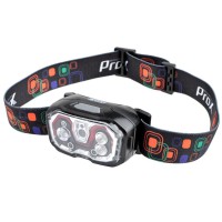 Priekinė lempa ProX Cetus No-Touch CREE XP-E 300Lm USB (headlamp)..