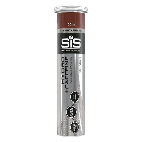 Elektrolitų gėrimas tabletėmis SiS Go Hydro Cola + Caffeine 20x4g