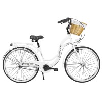 Dviratis AZIMUT Sarema ALU 26“ 3-speed 2021 white..
