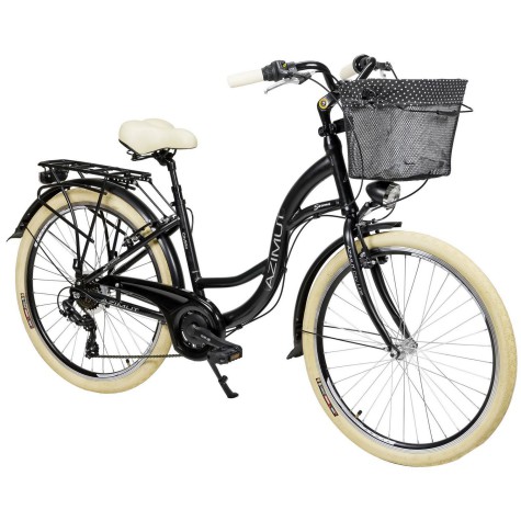 Dviratis AZIMUT Sarema 26" ALU TX-6 2021 black