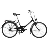 Dviratis AZIMUT Fold 24“ 2021 black..