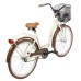 Dviratis AZIMUT City Lux 26" 2021 su krepšeliu cream-brown