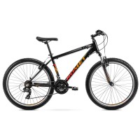 Dviratis Romet Rambler R6.0 26“ 2022 black-orange-21“ / XL..