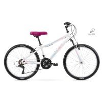 Dviratis Romet Jolene 24“ LTD 2022 white-blue-pink..