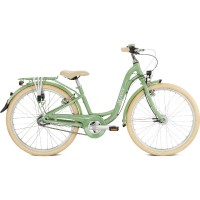 Dviratis PUKY Skyride 24-3 Alu Classic retro green..