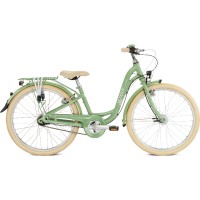 Dviratis PUKY Skyride 24-7 Alu Classic retro green