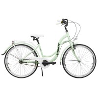 Dviratis AZIMUT Vintage 26“ 3-speed 2023 mint-white matt