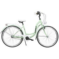 Dviratis AZIMUT Vintage 28“ 3-speed 2023 mint-white matt..
