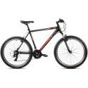 Dviratis Romet Rambler R6.1 26“ 2023 black-orange-red-19“ / L