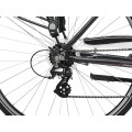 Dviratis Romet Gazela 1 28" 2023 black-pink-20" / L