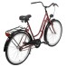 Dviratis AZIMUT Retro 26" 2023 bordo