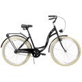 Dviratis AZIMUT City Lux 26" 2023 black-cream