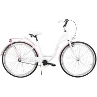 Dviratis AZIMUT City Lux 28“ 2023 white-pink..