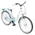 Dviratis AZIMUT Julie 24" 2023 white-turquoise
