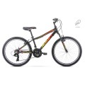 Dviratis Romet Rambler 24“ Alu 2022 black-yellow-red