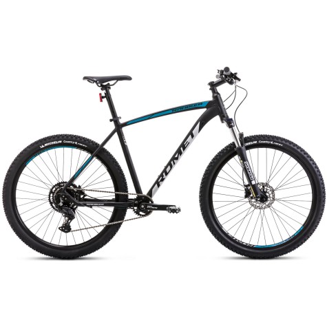 Dviratis Romet Rambler R7.3 CS 2024 black-turquoise-silver-18" / M