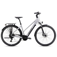 Elektrinis dviratis Romet e-Gazela 2.0 504WH 2024 silver-19" / L