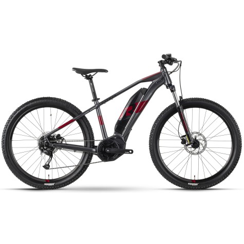 Elektrinis dviratis Raymon HardRay E 3.0 27.5" anthracite-red-40 cm / S