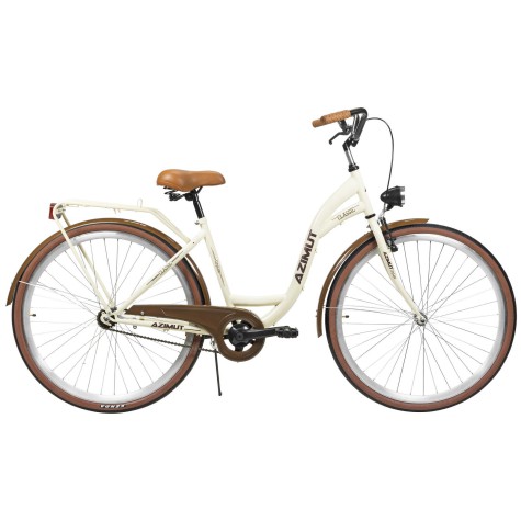 Dviratis AZIMUT Classic 28" 2023 cream