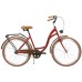 Dviratis AZIMUT City Lux 26" 2023 bordo-brown