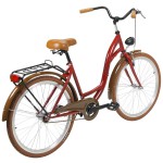 Dviratis AZIMUT City Lux 26" 2023 bordo-brown