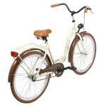 Dviratis AZIMUT City Lux 26" 2023 cream-brown