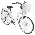 Dviratis AZIMUT Sarema 26" ALU TX-7 2024 white