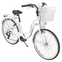 Dviratis AZIMUT Sarema 26" ALU TX-7 2024 white