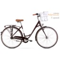 Dviratis Romet Pop Art Lux 28" Alu 2022 bordo mat-20" / L