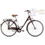 Dviratis Romet Pop Art Lux 28" Alu 2022 bordo mat-20" / L