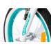 Dviratis Karbon Kitty 16 turquoise-white