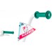 Dviratis Karbon Kitty 16 turquoise-white