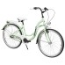 Dviratis AZIMUT Vintage 26" 3-speed 2024 mint-white matt