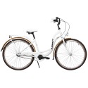 Dviratis AZIMUT Vintage 28" 3-speed 2024 white-cream matt