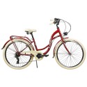 Dviratis AZIMUT Vintage TX-7 26" 2024 burgund-cream shiny