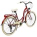 Dviratis AZIMUT Vintage TX-7 26" 2024 burgund-cream shiny