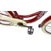 Dviratis AZIMUT Vintage TX-7 26" 2024 burgund-cream shiny
