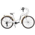 Dviratis AZIMUT Vintage TX-7 26" 2024 white-cream matt